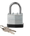 Keyed Alike Laminated Steel Padlocks Pack Of 10 With Short Shackle Hardened Steel Lock Body Brass Cylinders 4 Pin Heavy Duty Security