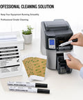 Top Tier Printer Cleaning Kit To Keep Your Fargo Compatible ID Card Printer Back In Action With Pro IPA Cleaning Pens Adhesive Cards And Heavy Duty Roller Wipes For No Sweat Routine Maintenance, showing cleaning tools and printer.