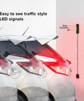Advanced Garage Parking Aid With LED Light And Color Changing Distance Indicator Parking Sensor With Beep Alerts And Stop Light For Safe In Garage Parking No Hassle, wall-mounted unit with red, yellow, green LEDs