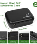 Waterproof PU organizer bag for All In One Golf Accessories Kit With Towel Club Brush Groove Cleaner Golf Balls Tees