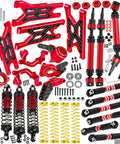 Beefed-Up RC Upgrade Kit For 1/10 Granite 3S Senton 3S And Mega550 RC Cars With Aluminum Shocks and Red Parts