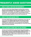 FAQ section answering questions about the Air Fryer Cheat Sheet Magnet And Quick Reference Guide With 120 Plus Foods Across Five Categories Timers And Temps For Meats Veggies Snacks Legumes And Frozen Foods The Ultimate Beginner Gift In 2026
