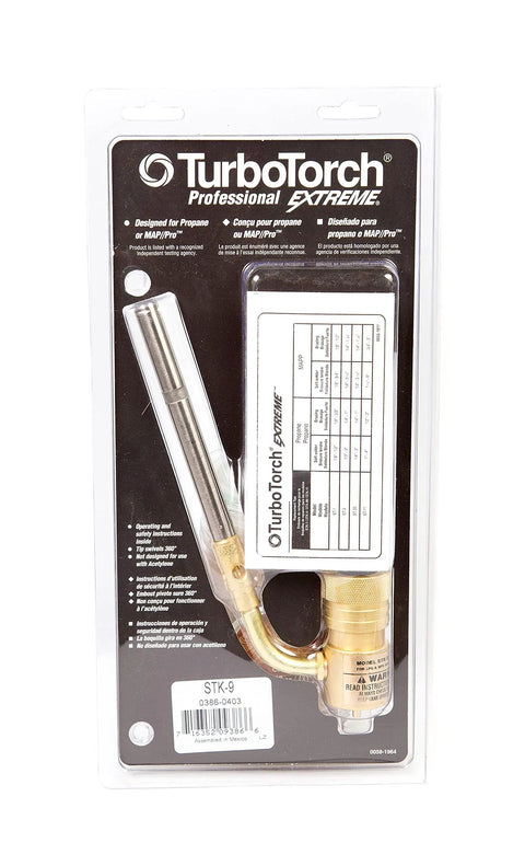 Pro Grade Hand Torch Kit For Soft Soldering And Brazing Copper Brass Steel Bronze Aluminum With Propane MAPP Pro Fuel packaging