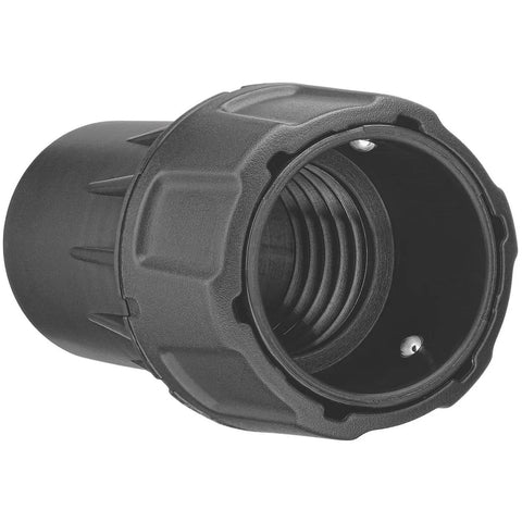 Universal Quick Multi Function Connector For Dust Extractors And Vacuum Hoses Fits One And A Quarter Inch Diameter Easy Durable Plug And Play Connection Replacement Part For Shrouds And Accessories, side view
