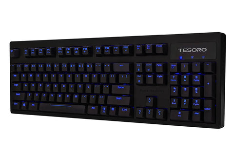 Premium Red Mechanical Gaming Keyboard Displaying Bold Per Key Full RGB Color Backlight And Responsive Keys That Definitely Goes Hard During Intense Matches And Lazy Weekend Play, featuring blue backlighting.