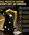 Manual Strapping Tensioner With Ergonomic One-Hand Pusher Bar, Lightweight Go-To Heavy-Duty Metal Bundling Tool For Three Eighths To One Half Inch Steel Straps, Ideal For Warehouse And Factory Use, rust-resistant alloy steel