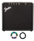 Mustang LT25 Guitar Combo Amp Bundle With Cable And Austin Bazaar Exclusive 12 Pack Picks Perfect For Practice And Small Gigs