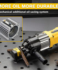Mechanical oil saving system for 5/8 Inch Cordless Electric Hydraulic Rebar Cutter 1000W Portable Steel Bar Tool RC16A.
