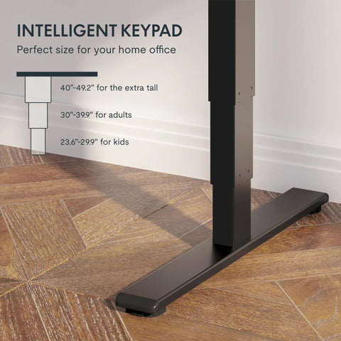Intelligent keypad for FlexiSpot E6 Solid Wood Electric Standing Desk With 2-Stage Dual Motor Adjustable Height for home office.