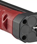 Close-up of end grip on Stinger Switchblade 800 Lumen Rechargeable Multi Function LED Work Light With Color Rite Technology