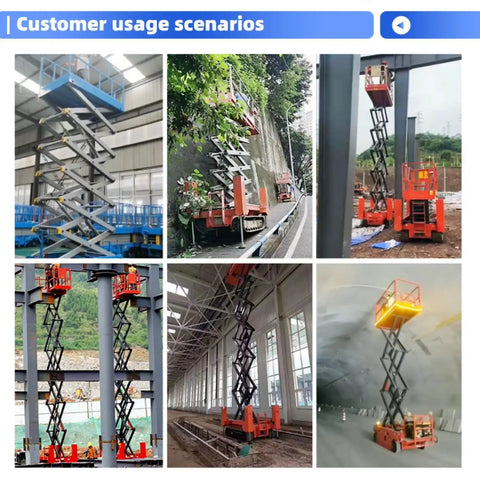 Heavy Duty Hydraulic Scissor Lift Platform Built Different For Factory And Equipment Servicing used in various customer scenarios.