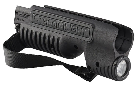 Integrated Tactical Forend Weapon Light for Mossberg Shockwave 12 Gauge with 6.75 inch action slide, strap included, 1000 lumen, black