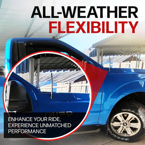 Ford F 150 Short Rubber Antenna For Bronco And F 150 Six And Three Quarters Inch Replacement Accessory on blue truck