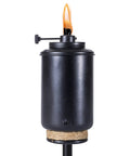 Adjustable Flame Resin Torch For Outdoor Lighting In Backyard, Lawn, Patio And Garden, 65-Inch Tall, Weather-Resistant Black Torch