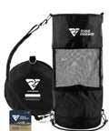 Collapsible Mesh Snorkel Bag For Long Fins With Top Opening For Easy Drop In And Hands Free Carry Beach Ready Durable Marine Grade Gear