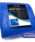 Blue 30x50 Waterproof Tarp Heavy Duty 5 Mil Poly Tarp All Weather Shield Tough As Nails package in 14 sizes