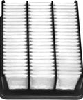 Close-up of Mazda engine air filter for CX-5 Turbo. Engine Air Filter Replacement For Mazda CX5 Turbocharged CX9 2016 2023 And Mazda6 Turbo Engines Up To 12000 Miles Or 12 Months Protection Keeps Your Ride Running Clean And Improves Fuel Economy.