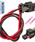 Premium Engine Coolant Temperature Sensor Connector And Wiring Harness Kit with wires, terminals, suitable for vehicles.