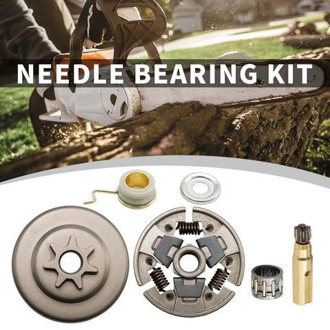 Three Eighths Pitch Seven Tooth Sprocket Clutch Drum Needle Bearing Kit For STIHL Chainsaws MS170 MS180 MS210 MS230 MS250 Replacement