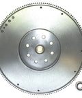 Solid Performance Clutch Flywheel Replacement Fits 1989 To 1993 Dodge D250 D350 W250 W350 5.9L Inline Six flywheel top view with bearing.