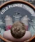 Top Shelf Vertical Cold Plunge Tub Paired With A Beastly 1Hp Chiller Heater Combo For Rapid Soreness Relief Ice bath benefits for muscle recovery.