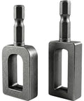Heavy-Duty Wire Twister Tool For Drill With One Quarter Inch Hex Shank showing forged steel design and hex shank for durable performance.