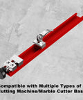 Adjustable Circular Saw Guide Rail For 11.8 Inch Saw Base Wide Compatibility Rip Guide For Woodworking Precision Cutting