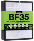 3 Stage HEPA Air Filter For Alen BreatheSmart Classic And BF35 Exact Fit With Odor Busting Activated Carbon Pre Filter And Charcoal Layer Replacement visible