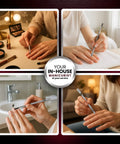 Cuticle Pusher Tool And Spoon Nail Cleaner Stainless Steel 5.5 Inch used for home manicure and pedicure care