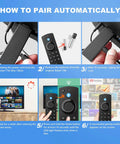 Step-by-step guide on using Remote Control For Fire TV Stick Lite And 4K Smart TV Sticks And Cubes With Voice Control No-Fuss Setup