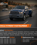 Beefed-Up Turbo Actuator For 6.7L Cummins Diesel Fits 2013 To 2018 Heavy Duty Pickup Trucks 2500 3500 4500 5500 shown in flyer.