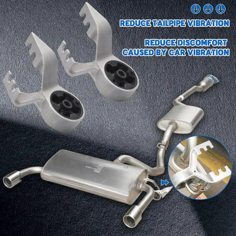 Ford Escape 2 Pack Exhaust Muffler Hanger Mount Bracket Replacement for 2013 2014 2015 2016 2017 2018 2019 Tailpipe Mount