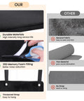 Heavy Duty Memory Foam Sound Dampening Blanket With Steel Grommets For Wall Hanging and better noise reduction material comparison.