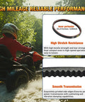 Go Kart Drive Belt 30 Series Replacement 9.100.018-725 3 Pack image with stress resistance and smooth transmission features.
