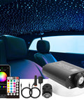 650 Pieces RGBW Fiber Optic Star Headliner Kit 13.1ft With App And Remote Control for car roof ceiling lights display