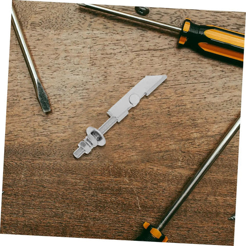 12 Piece Heavy Duty Drywall Anchors And Toggle Bolts Kit For Steel Walls And Metal Surfaces with screwdrivers on wood table