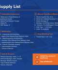Adventure Medical Kits Mountain Series Backpacker Medical Kit, 96 pieces, blue and orange, Amazon.