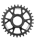 Narrow Wide 30T Direct Mount Chainring For Shimano MTB Cranks, One Piece 7075 Aluminum CNC Finish, front view for M9100 M8100