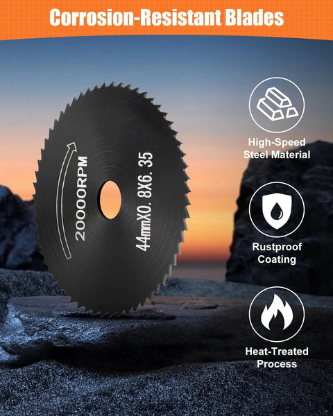 High-speed steel replacement saw blade for Pro Grade Inside PVC Pipe Cutter Kit with corrosion resistance features