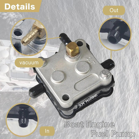Fuel Pump Replacement For Mercury Mariner Outboard 2 Stroke 30-300 HP Fits 14360A78 14360A73 14360A43 14360A50 14360A41 14360A27 99357A4 And More Easy Install For Reliable Starts And Smooth Performance