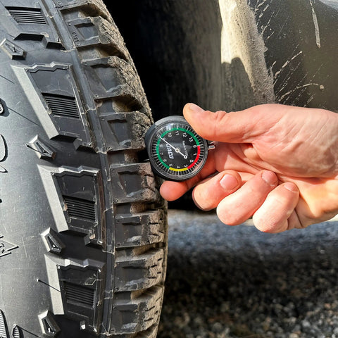 TreadPro Tire Tread Depth Gauge Dial Type Reads In One Thirty Second Inch Increments With 32nds Scale for Cars and Trucks