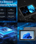Heavy Duty 10.1 Inch Windows 11 Pro Rugged Tablet Powered By Intel N100 Processor Featuring 8GB Ram And 128GB Storage with processor details