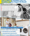 Washer Basket Driven Hub All In One Replacement Kit With Vibration Reducing Bushing And Mounting Screws Easy Install Durable Parts Replaces AP5665171 PS6012095 W10396887 W10528947 Fits Whirlpool Maytag Kenmore on washer repair comparison graphic
