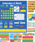 Circle Time Calendar Pocket Chart For Classroom With Weather Seasons Emotions And Math Activities For Hands On Learning Center