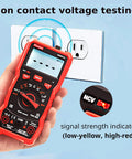 6000 Counts Digital Multimeter Auto Ranging TRMS with NCV for non-contact voltage testing near wall socket