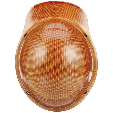 Top view of Skullgard Cap Style Safety Hard Hat With Staz On Pinlock Suspension Non Slotted Cap Made Of Phenolic Resin Radiant Heat Up To 350F