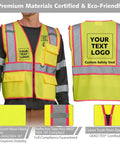 Extra Large Pink Hi Vis Safety Vest For Women Featuring Wide Reflective Tape Boss Level Day And Night Visibility Straight Up Secure Workwear For Roadside Teams And Sites with pockets and logo.