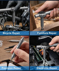 Top Shelf 67 In 1 Ratcheting Screwdriver Set With Badass High Torque Drive And Flexible Hand Grip used for bicycle, furniture, precision, and electronic repairs.