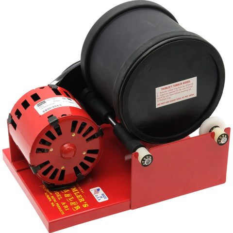 AR1 Rock Tumbler Kit With One Quart Rubber Barrel That Holds Three Pounds Of Rocks 110V 60Hz Polisher, side view
