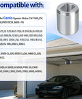 Aluminum Screw Drive Coupler 30257T, durable metal part for garage door opener replacement, compatible with Genie models.